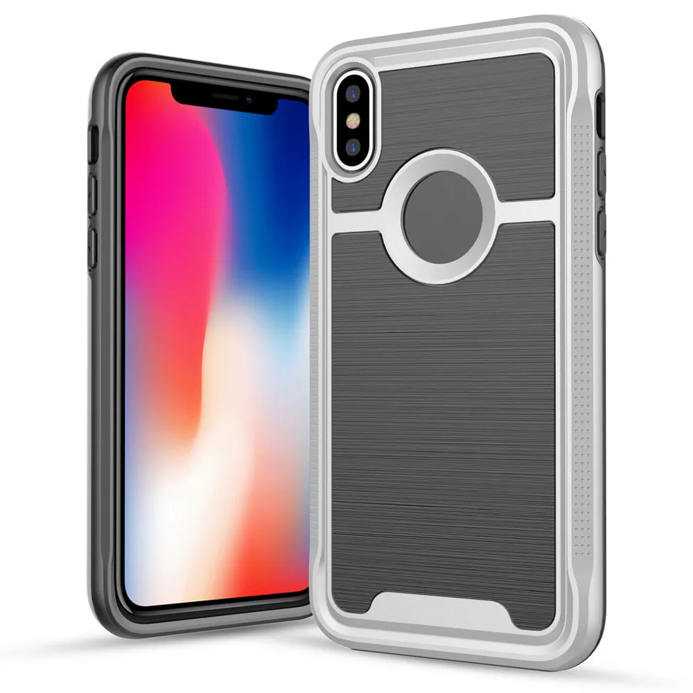 Shockproof Full Protect Cover Cases For IPhone 7 8 Plus X Silicone Soft TPU Anti-knock |