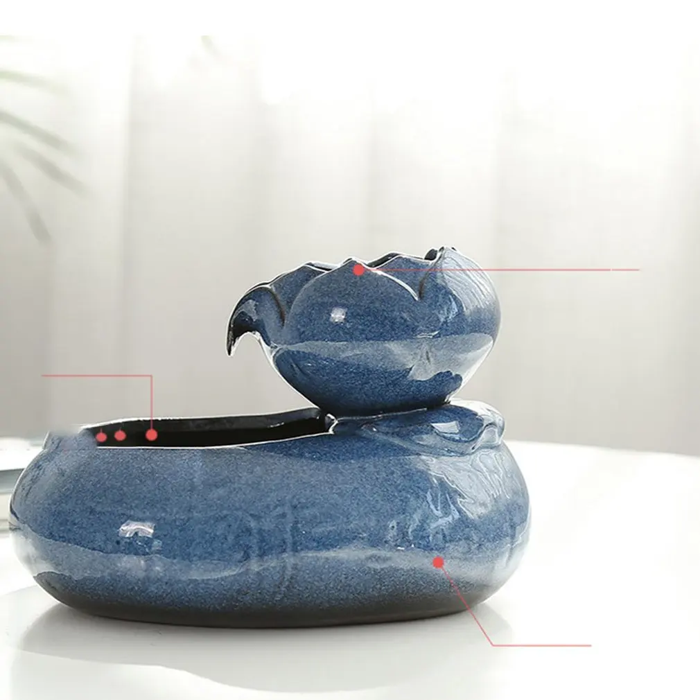 Blue EU Plug Диспенсер для воды для кошек, товары для домашних животных, небольшой автоматический циркуляционный поток воды, живой бассейн, кормушка для кошек, артефакт, Прямая поставка - Цвет: Blue EU Plug