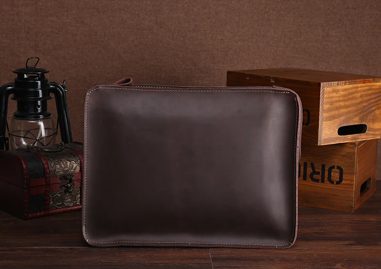 A4 папки для файлов для документов padfolio с ручкой Ретро Натуральная кожа Портфель Сумка для macbook планшет сумка держатель 1366