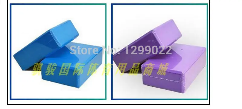 Сине-фиолетовый коврик для йоги EVA кирпичный Коврик балансировочный набор