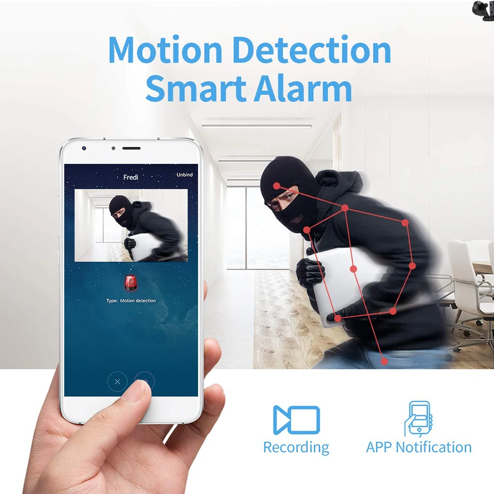 1080P HD мини Wi Fi камера ИК детектор движения ночное видение двухстороннее аудио