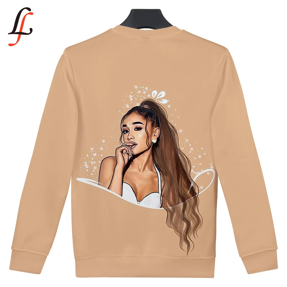 Ariana Grande, 3D принт, женская и мужская одежда,,, повседневные, Harajuku, крутые толстовки, кофты, топы размера плюс 4XL