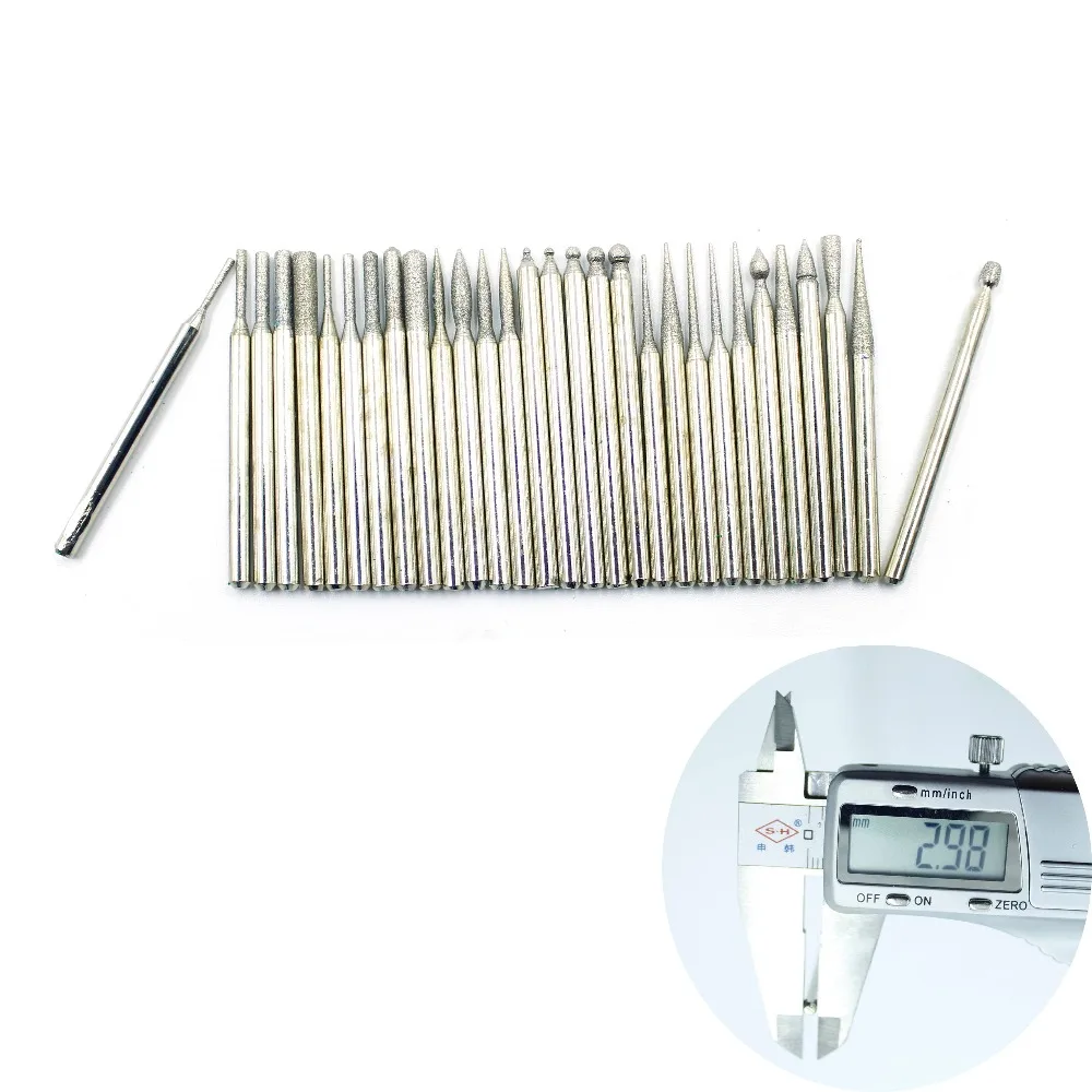 30 шт. карбид вольфрама роторное шлифование заусениц инструмент Электрический