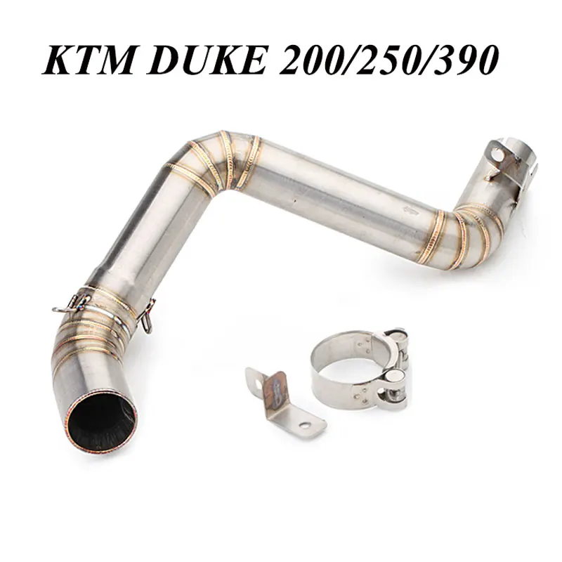 Akrapovic мото выхлопная средняя труба мотоцикла для KTM Duke 125 200 250 390 2012-2016 слипоны |
