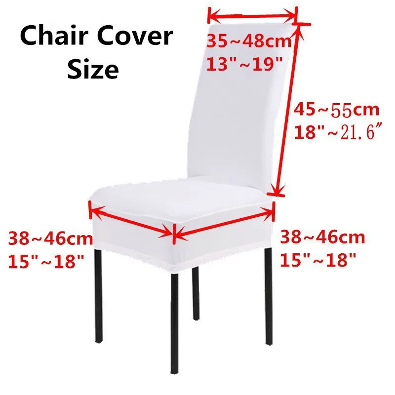 

Dining Room Jacquard Poyester Spandex Thick Fabric Anti Slip Cover