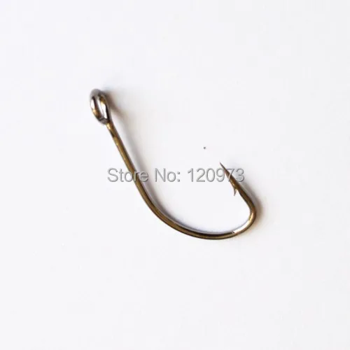 

(50pcs/lot ) Big Eye Hooks High Carbon Stainless Steel Fishing Hook Sharp Barbed Hook