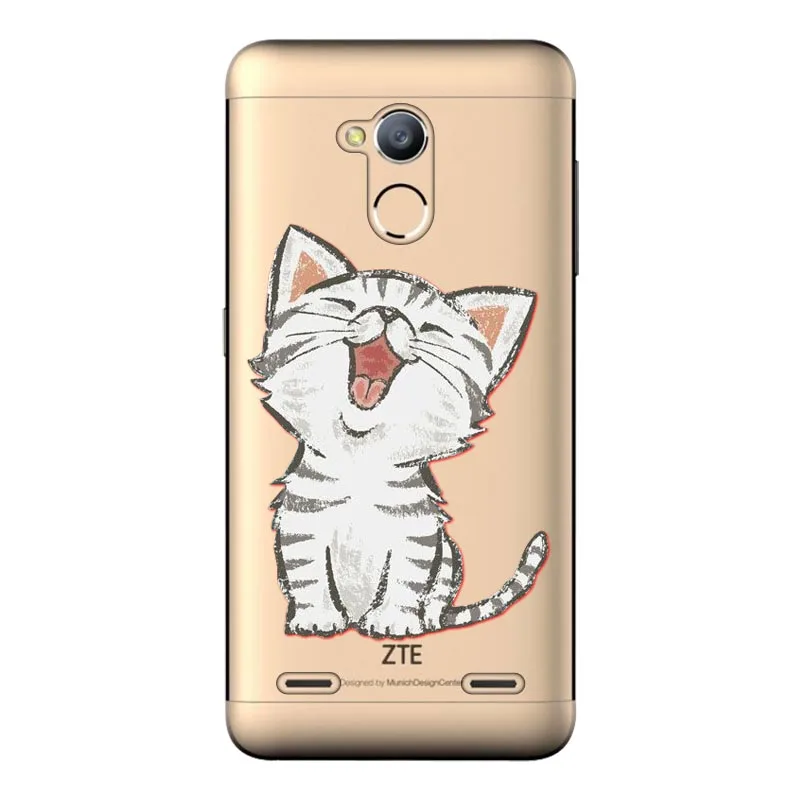 d CROWNPRO Мягкий силиконовый чехол для zte Blade V7 Lite чехол цветной чехол с рисунком для zte Blade V7 Lite чехол TPU - Цвет: d