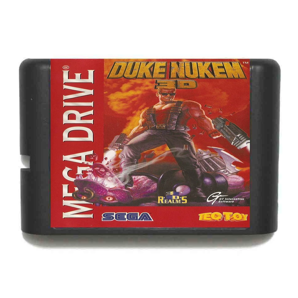 Duke Nukem 3D 16 бит SEGA MD игровая карта для Sega Mega Drive Genesis|sega md game card|sega games16 bit |