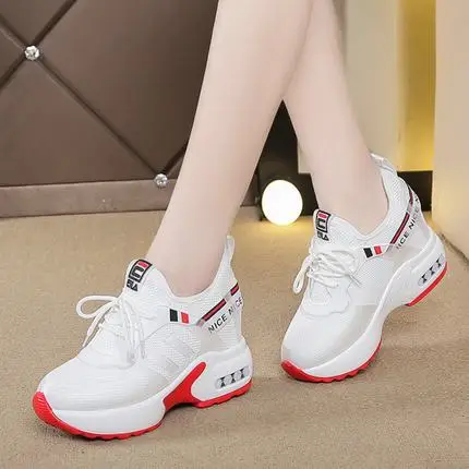 2019 explosion models hot breathable mesh face white shoes female bear casual old running | Обувь
