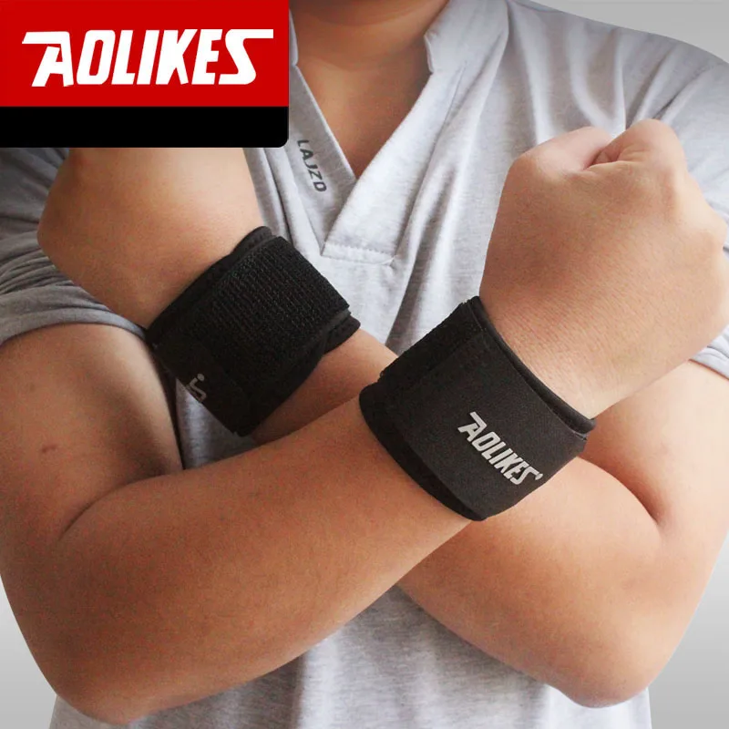 AOLIKES 1 шт. обмотка для поддержки запястья Bracer защитный напульсник спортивные