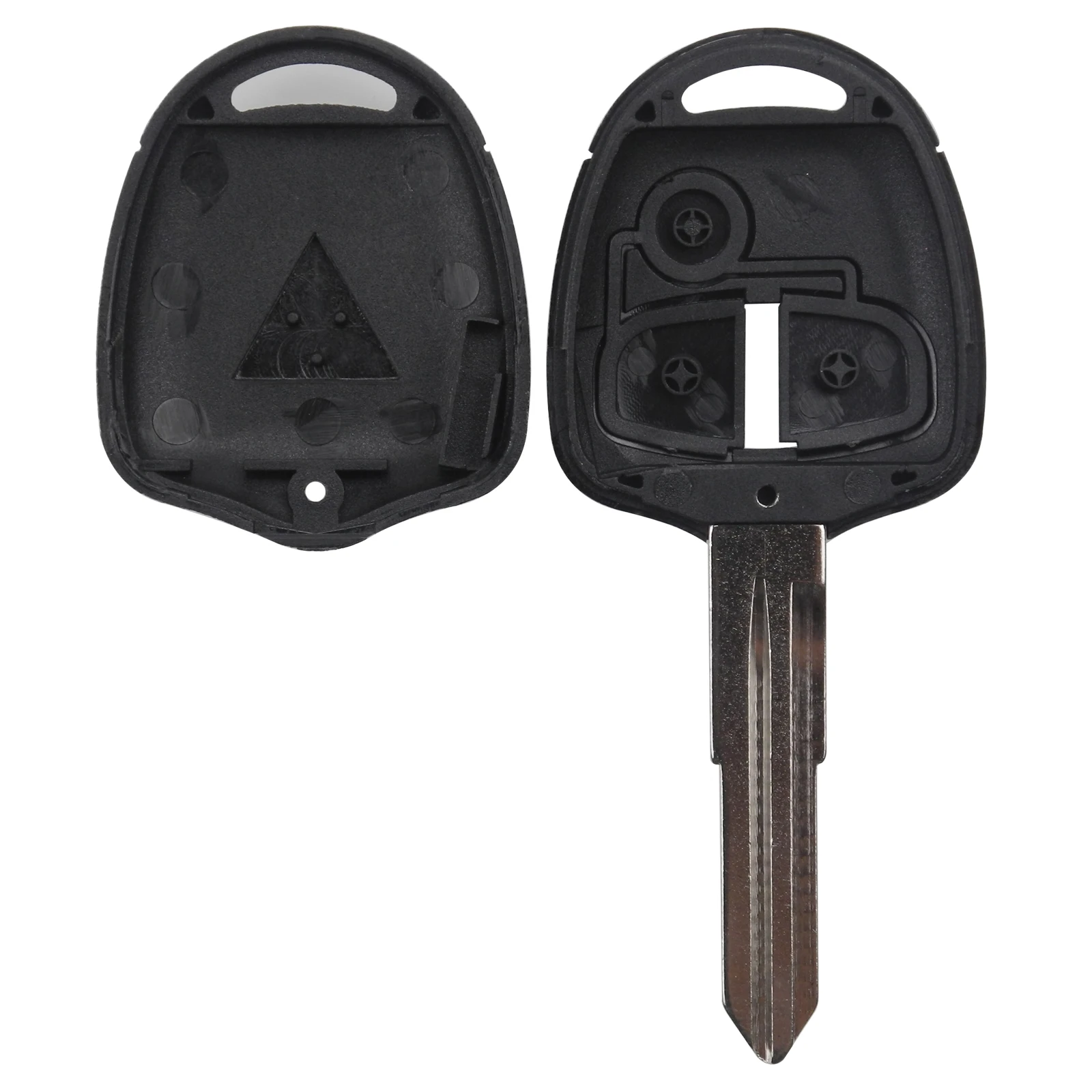 Jingyuqin 3 Buttons Car Key Shell Case Cover for Mitsubishi Pajero Sport Outlander Grandis ASX Remote Left Blade Styling | Автомобили и