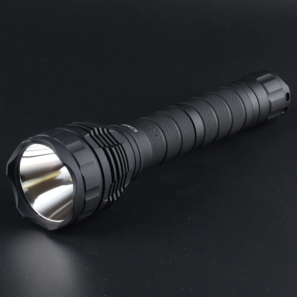 Светодиодный фонарик Convoy L2 CREE XHP50.2 медное покрытие DTP линза с ar покрытием 2400lm