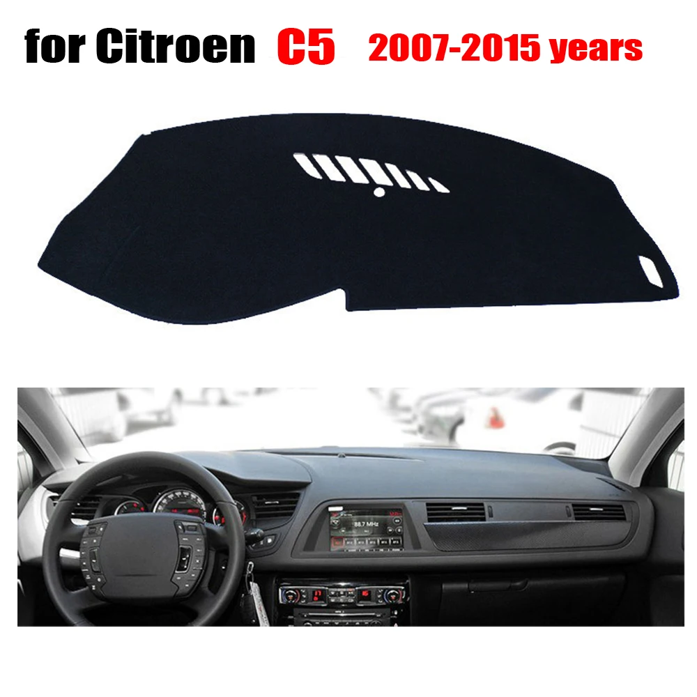 RKAC приборной панели автомобиля охватывает коврик для Citroen C5 2007 2015 левосторонний