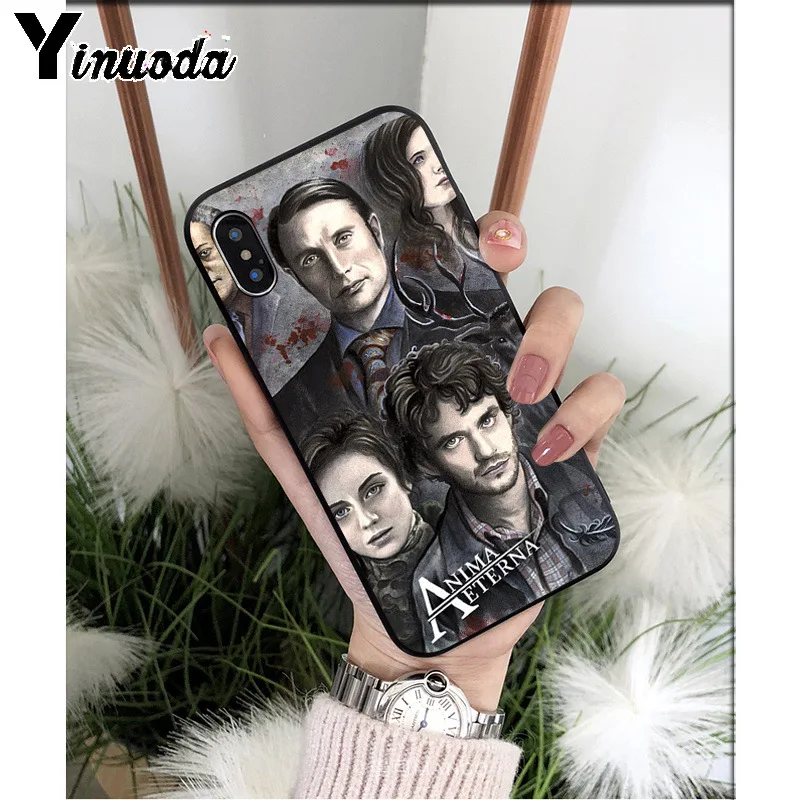 Yinuoda TV Series Ганнибал высококачественный чехол для телефона Apple iPhone 8 7 6 6S Plus X XS MAX 5 5S