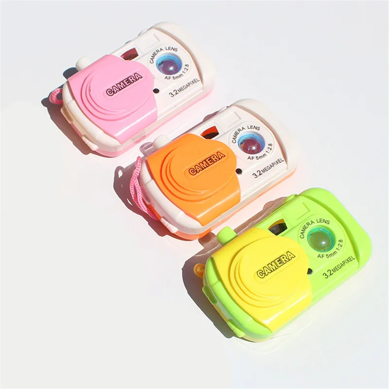 Random Color 1PC 3,3*1," /8,5*5 см креативные Детские Проекционные симуляторы с камерой Intellectuall игрушки для детей Обучающие игрушки - Цвет: Random Color 1PC