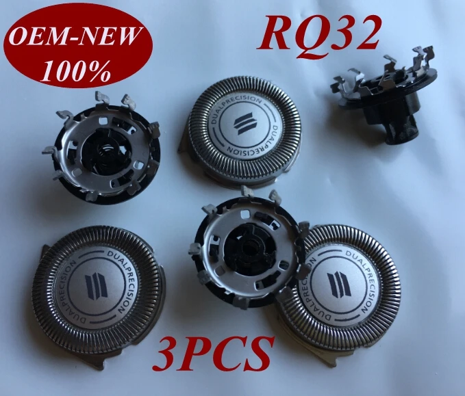 3 шт. RQ32 замены головки бритвы лезвия для бритвы Philips RQ10 RQ11 RQ1150 RQ1160 RQ1180 RQ1160CC RQ1180CC RQ1131 RQ1175 RQ1195