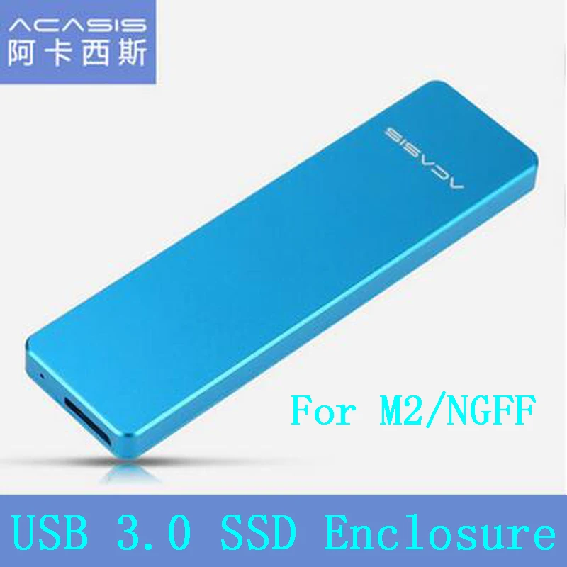 Высокое качество Acasis FA 2423 жесткий диск коробка M2/NGFF к USB3.0 M.2 SSD корпус внешний hdd