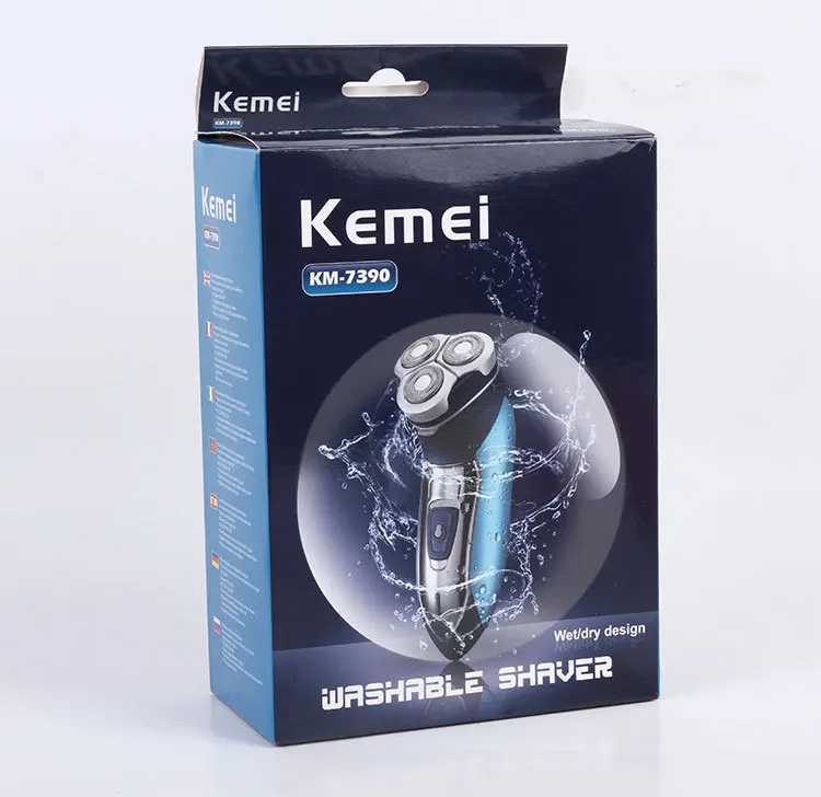 

Waterproof Rechargeable Portable Mens Electric Shaver Triple Blade Electric Razor Navalhas Shaving Machine