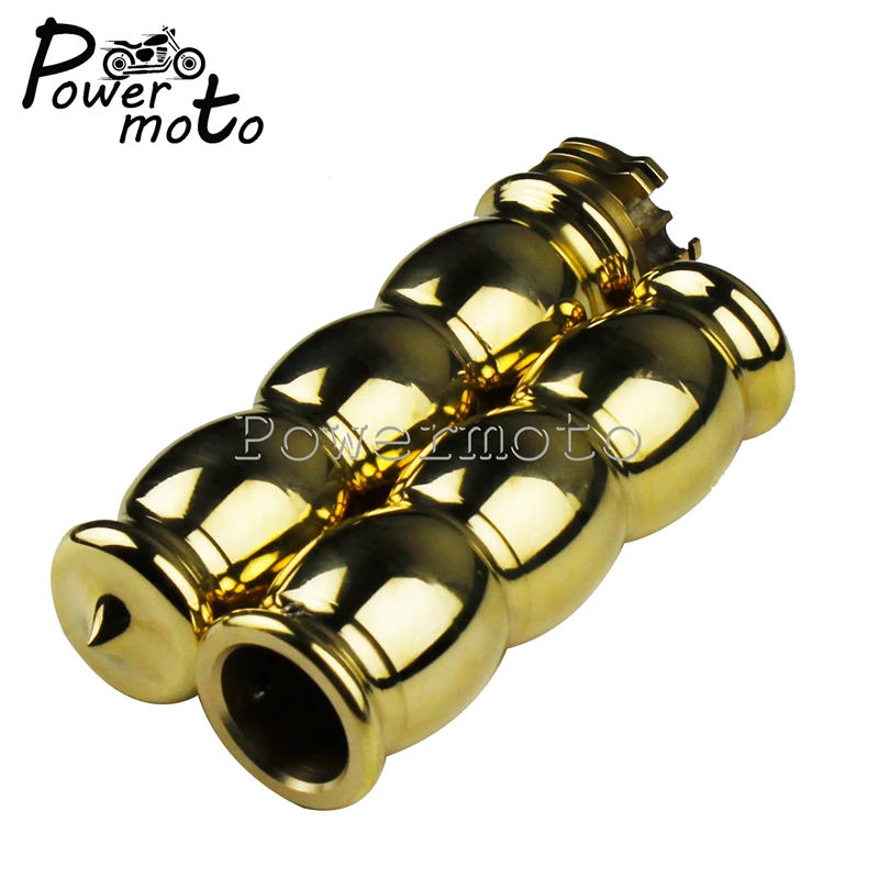 Мотоциклетные латунные 1 &quotручки для руля золотые ручки 25 мм Harley Sportster XL1200 883 Bobber