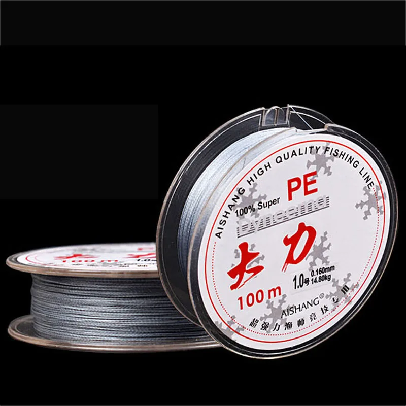 PE Braided Super Strong 100M 4 плетенка для рыбалки Strand Weaves Fishing Line fishing line ружье подводной