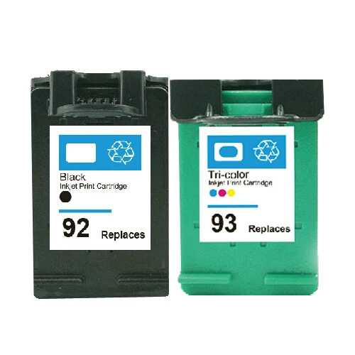CISSPLAZA восстановленные чернила для HP 92 93 photo smart 6310 C3180 C4180 PhotoSmart 1510|cartridge dental|cartridges