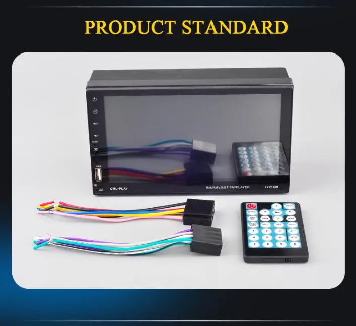 Bluetooth 2DIN зеркало для телефона Android радио сенсорный экран поддержка камеры заднего