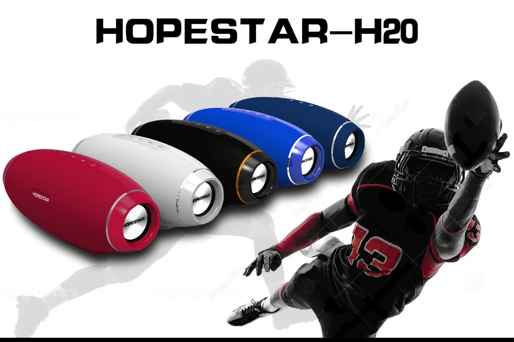 EStgoSZ HOPESTAR H20 беспроводной портативный Bluetooth динамик 30 Вт Водонепроницаемый лучший бас открытый эффект с power Bank USB Мобильный AUX