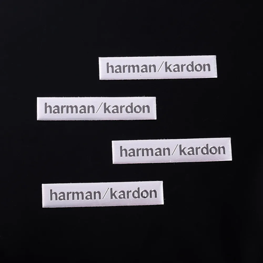 3D Harman/Kardon Hi-Fi динамик стерео динамик алюминиевая эмблема наклейка автомобиль аксессуары Стайлинг 254
