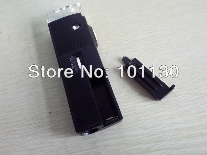 30x увеличительное стекло с подсветкой карманный микроскоп лупа чехлом и цветной