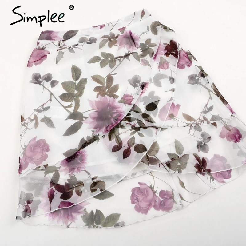 Simplee рюшами Летний стиль комплект из двух предметов платье костюм Для женщин