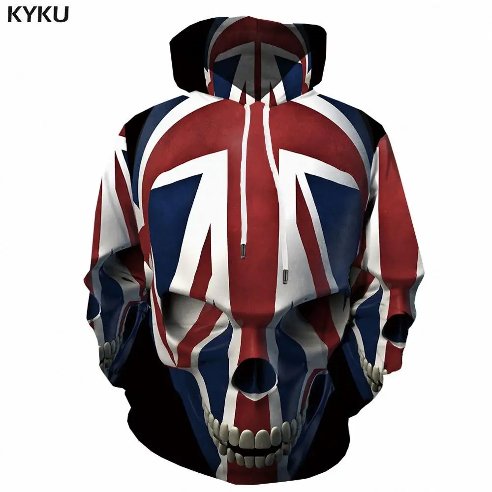 3d hoodies 16 KYKU Орел толстовка мужская уличная 3D толстовки аниме 3d принт толстовка с капюшоном животное мужская одежда повседневные толстовки мужские новые - Цвет: 3d hoodies 16