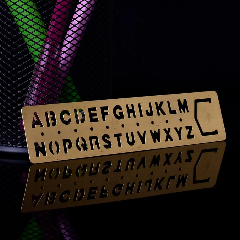 Трафареты для ежедневника трафареты из нержавеющей стали с буквами алфавита 1x5