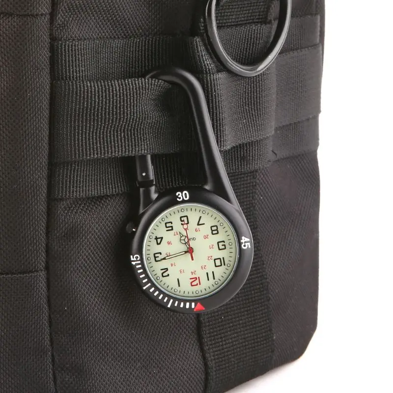 Открытый Карабин люминесцентные часы Рюкзак Пряжка скалолазание крюк