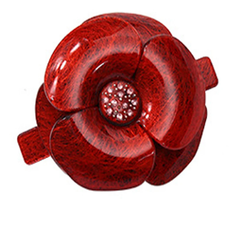 Модные акриловые заколки для волос аксессуары зажим в форме цветка украшение