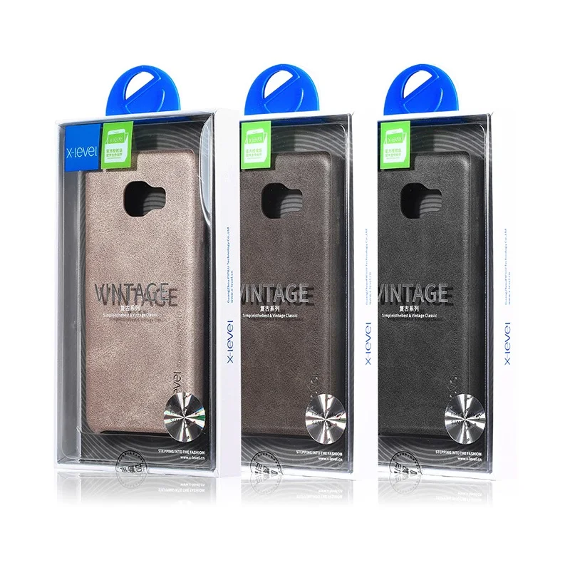 C5 Pro Case X-Level Retro Vintage Leather Phone For Samsung Ultra thin Protective Back Cover | Мобильные телефоны и
