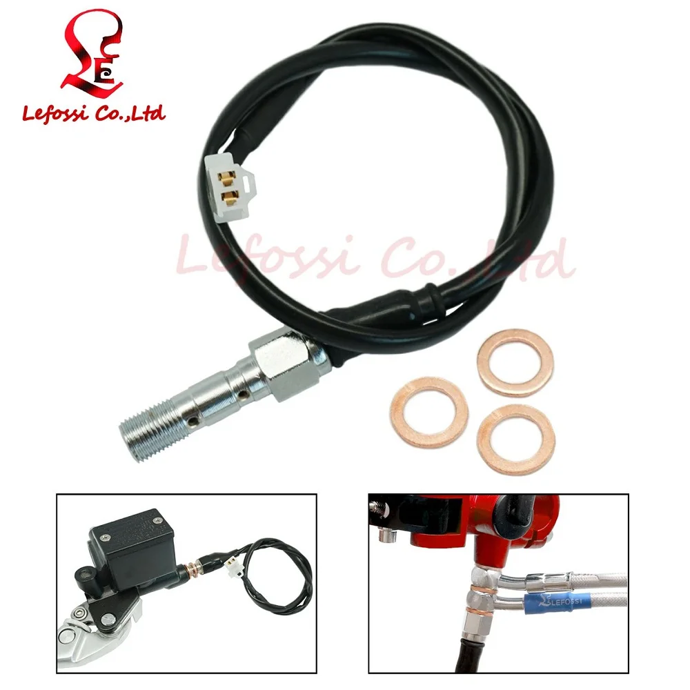 Главный цилиндр гидравлического тормоза для мотоцикла M10 X 1 25 мм двойной