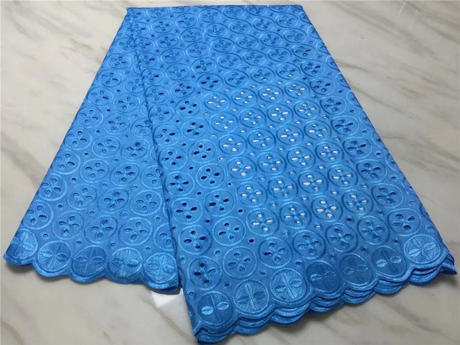 

Swiss Voile Lace In Switzerland High Quality 2018 Embroidery African Swiss 100% Cotton Lace Fabric 5 Yards Blue Beige white