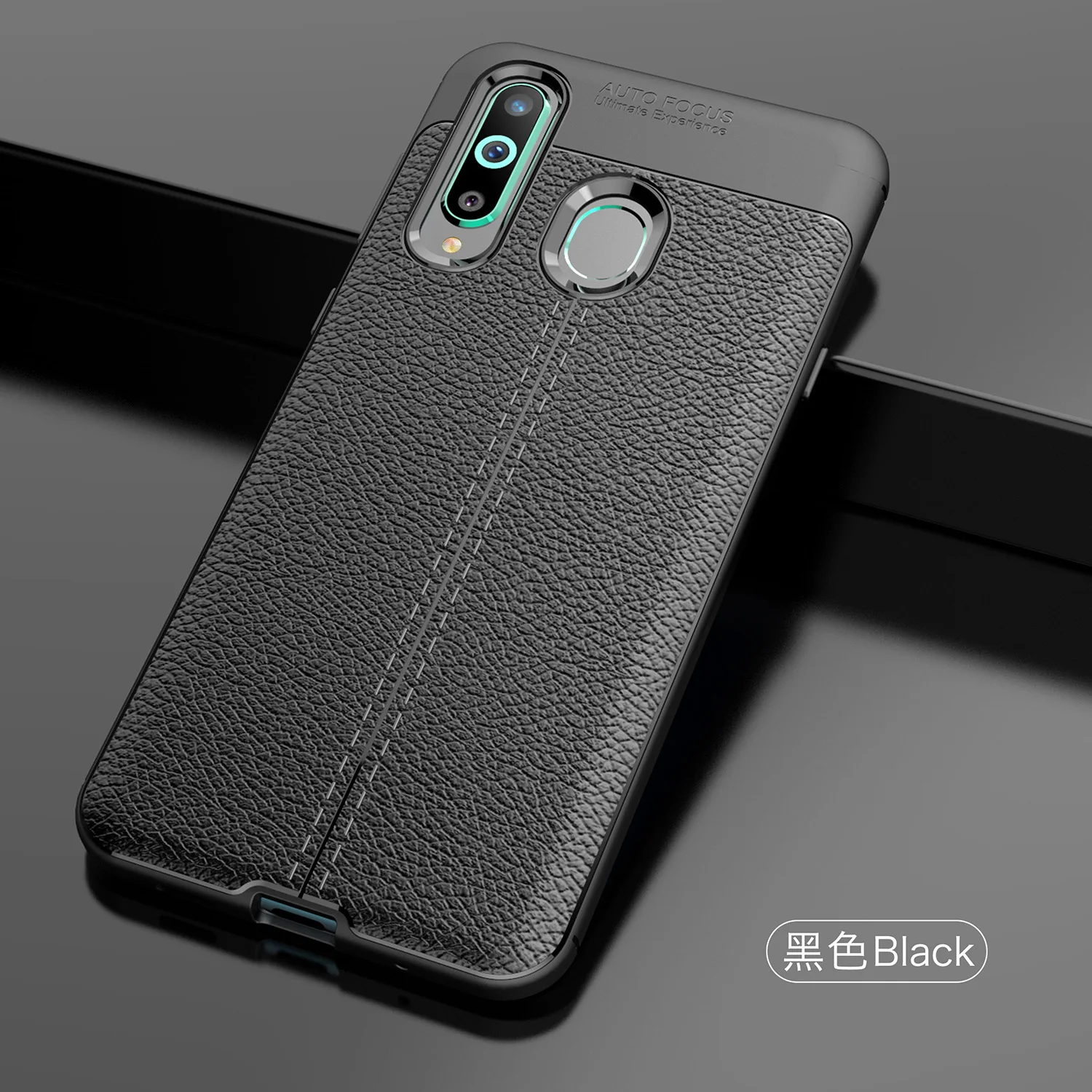 

Wolfsay Soft TPU Case For Samsung Galaxy A8S Case G8870 Leather Texture Silicone Phone Cover For Samsung A8S Business Coque