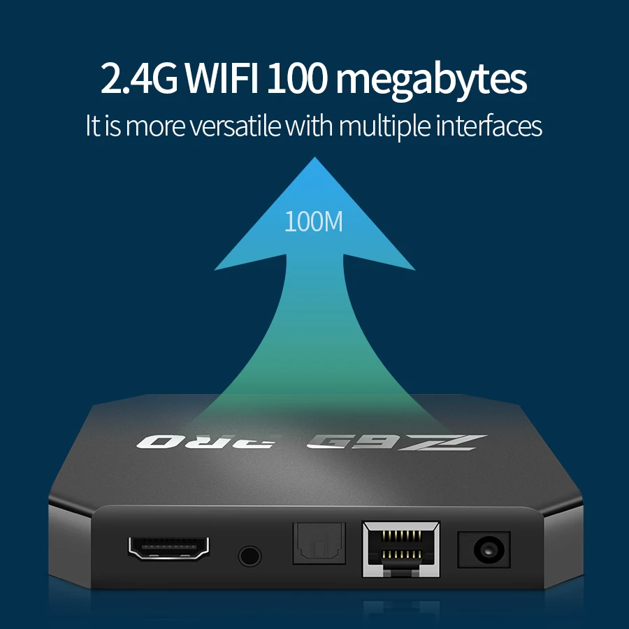 Z69 Pro светодио дный Smart Android 7 1 ТВ коробке 2 ГБ Оперативная память 16 Встроенная 4 K HD
