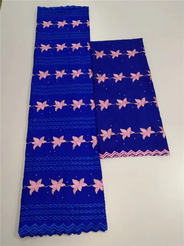 2019 African swiss voile lace in switzerland cotton laces Pink Purple fabric for Dress with stones brown | Дом и сад