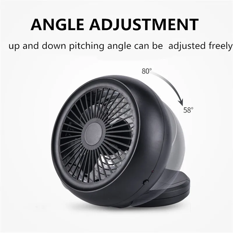 Мини USB/питание от аккумулятора настольный вентилятор Электрический Улитка