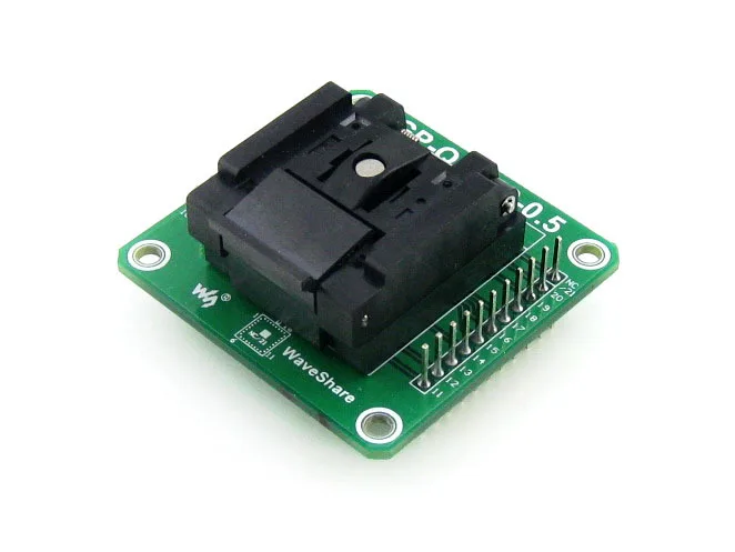 QFN20 MLF20 MLP20 QFN IC тестовая розетка программирующий адаптер Enplas QFN-20BT-0.5-01 0 5 мм шаг |