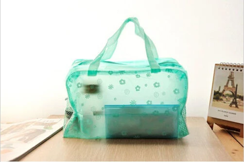 Бархатная женская косметичка с цветочным принтом модная дорожная сумка для