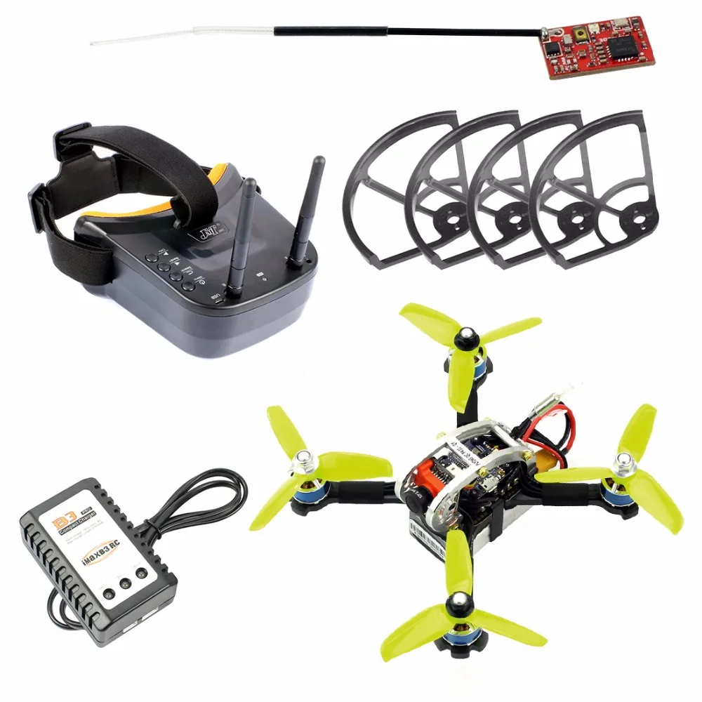 FPVEGG PRO 130 мм Мини FPV гоночный транспорт для помещений с приемником Flysky I6
