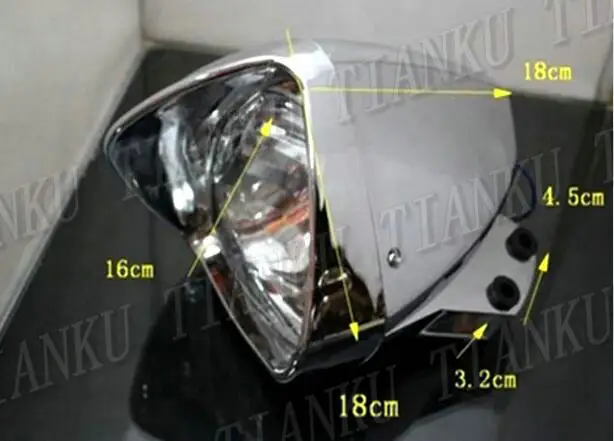 Светодиодный светильник на голову мотоцикла + Точечный для Honda Shadow Spirit Sabre Aero ACE Steed