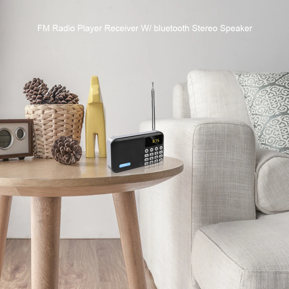 Kebidumei Hot DAB + FM цифровой радиоприемник Встроенный Bluetooth динамик Mini USB музыкальный