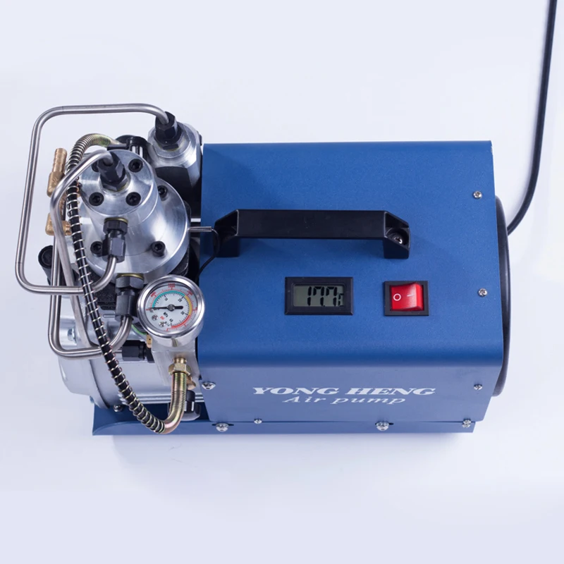 Verkauf 30MPA 300BAR 4500PSI Hochdruck Elektrische Kompressor Kolben Luftpumpe Für Pneumatische Luftgewehr Scuba Gewehr PCP Inflator