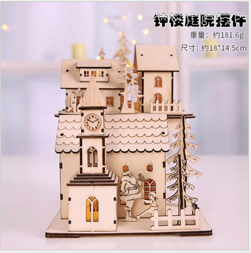 Adornos Navidad 2018 Natal рождественское деревянное Рождественское украшение для дома | Дом