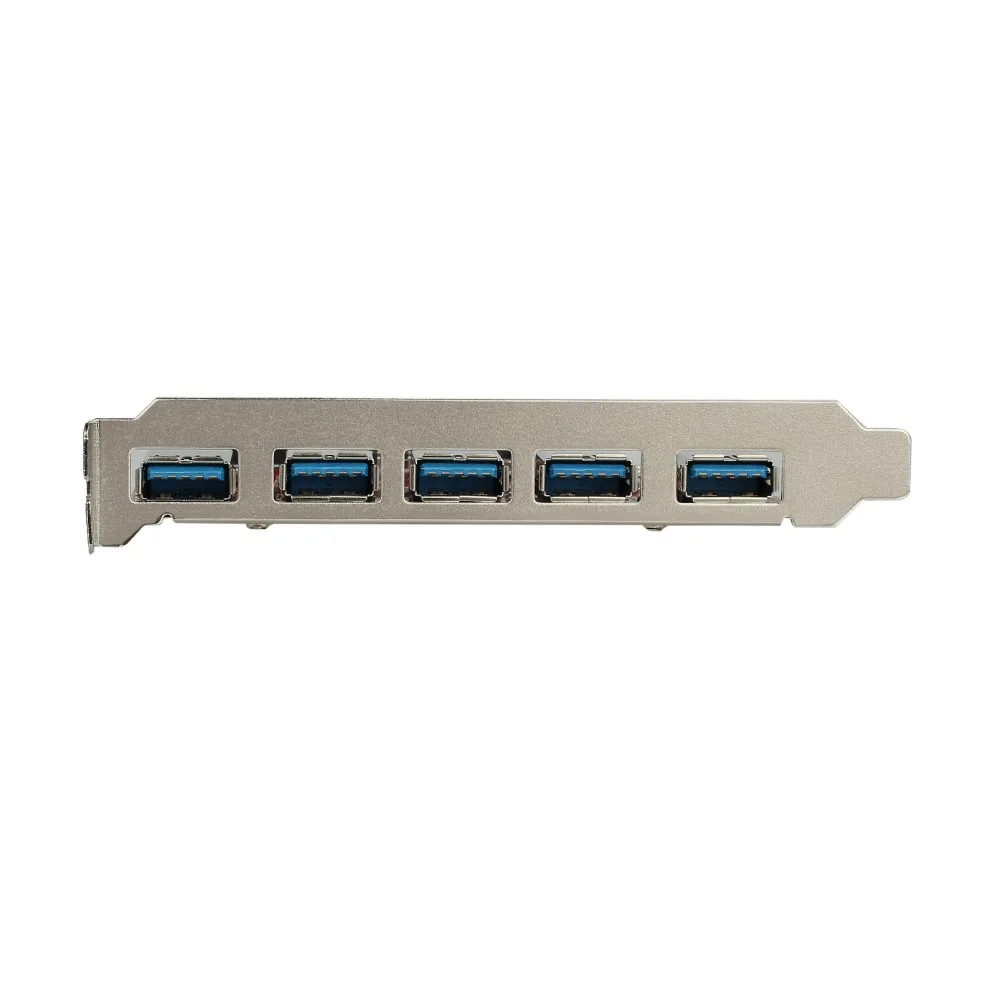 (Отправка из Испании) 5 портовый PCI E Express на концентратор USB 3 0 карта адаптера