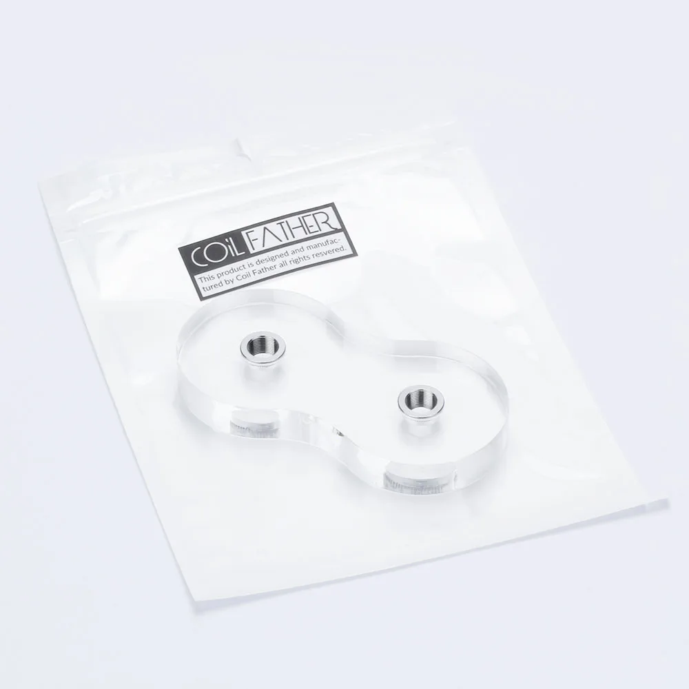 

Coil Father Holder Stand Acrylic RDA Tank Base 510 Thread Vaporizer Atomizer Stander for Electronic Cigarette Accessories